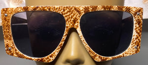 SNKE PRINT SUNGLASSES