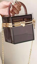 Load image into Gallery viewer, HEXAGONAL ACRYLIC BOXY CLUTCH BAG
