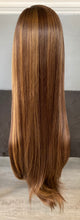 Load image into Gallery viewer, 32” 4/27 HIGHLIGHT LACE FRONT SYNTHETIC HUMAN HAIR BLEND WIG
