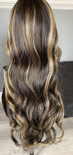 Load image into Gallery viewer, 30” HONEY BROWN BODY WAVE SYNTHETIC HUMAN BLEND LACE FRONT WIG
