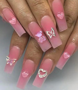 PRE DESIGNED PRESS ON NAILS