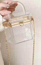 Load image into Gallery viewer, HEXAGONAL ACRYLIC BOXY CLUTCH BAG
