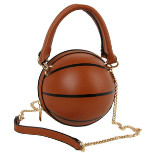 Basketball Vegan Leather Handbag