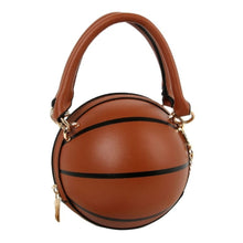 將圖片載入圖庫檢視器 Basketball Vegan Leather Handbag
