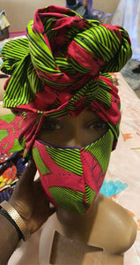 African Printed Masks & Masks Sets