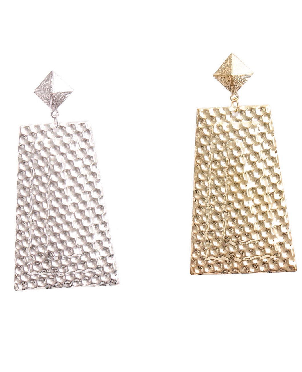 Dotted Trapezoid Earrings