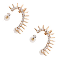 Load image into Gallery viewer, Crystal Spike Ear Cuffs
