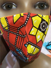 Load image into Gallery viewer, African Printed Masks &amp; Masks Sets
